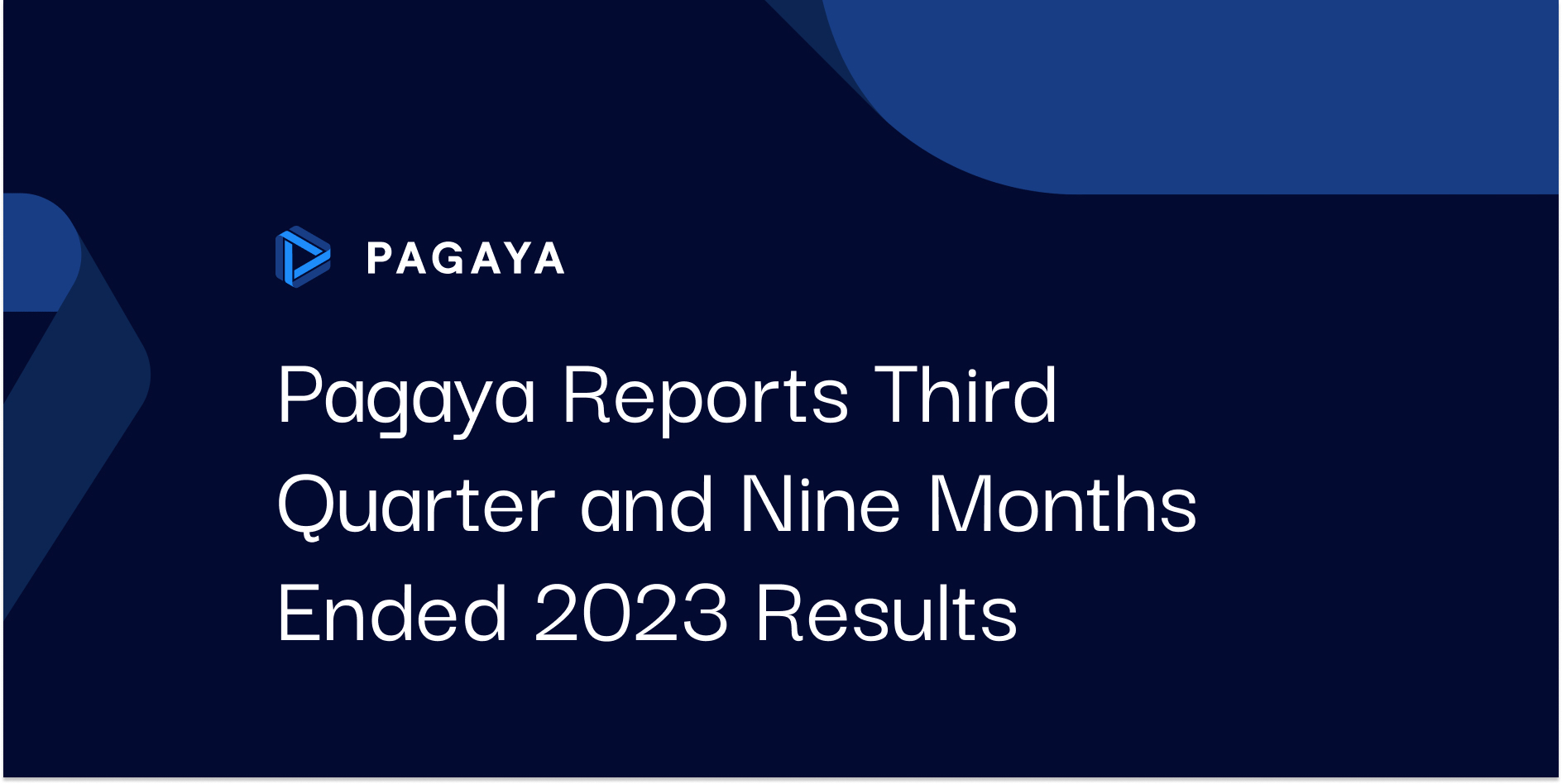 Pagaya Reports Third Quarter and Nine Months Ended 2023 Results