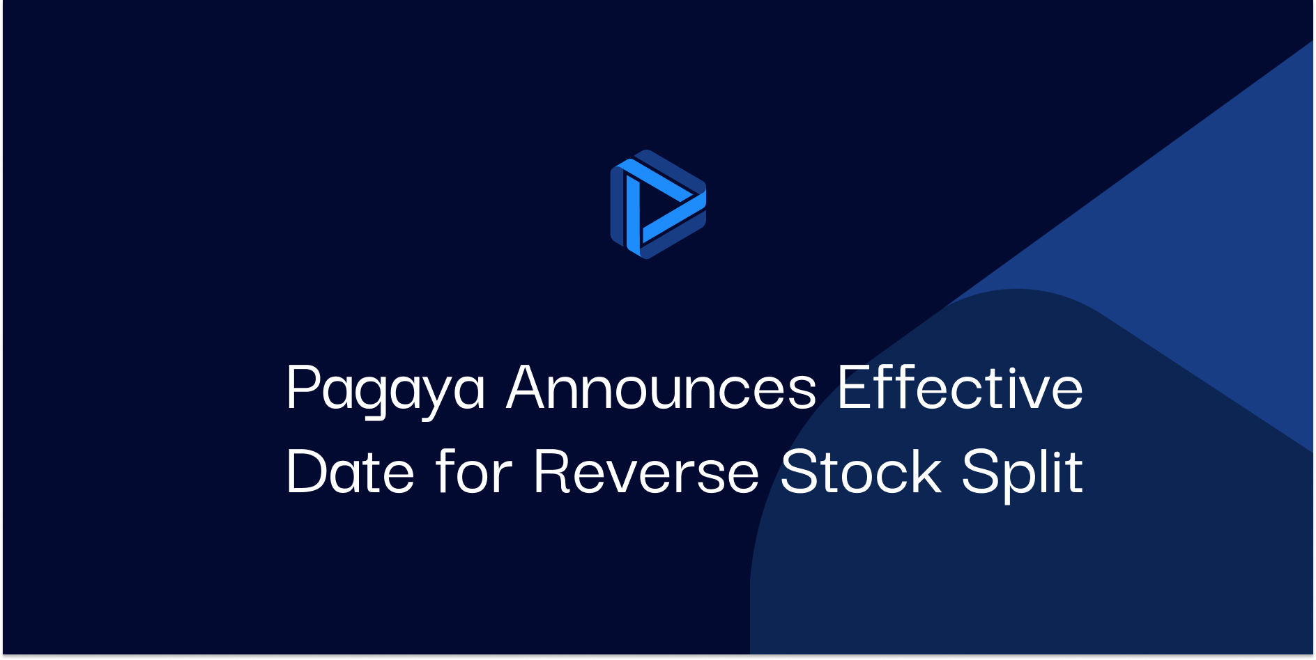 Pagaya Announces Effective Date for Reverse Stock Split