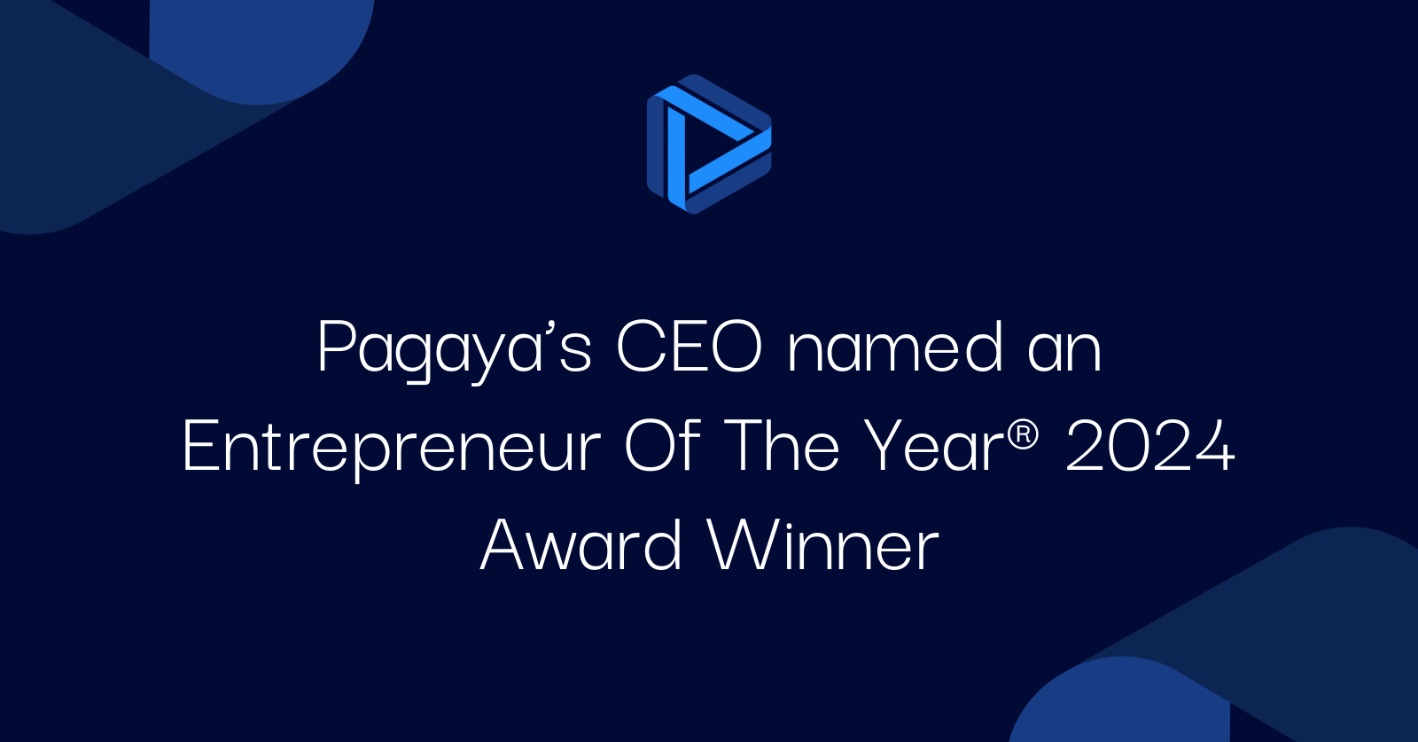Pagaya’s CEO named an Entrepreneur Of The Year® 2024 Award Winner