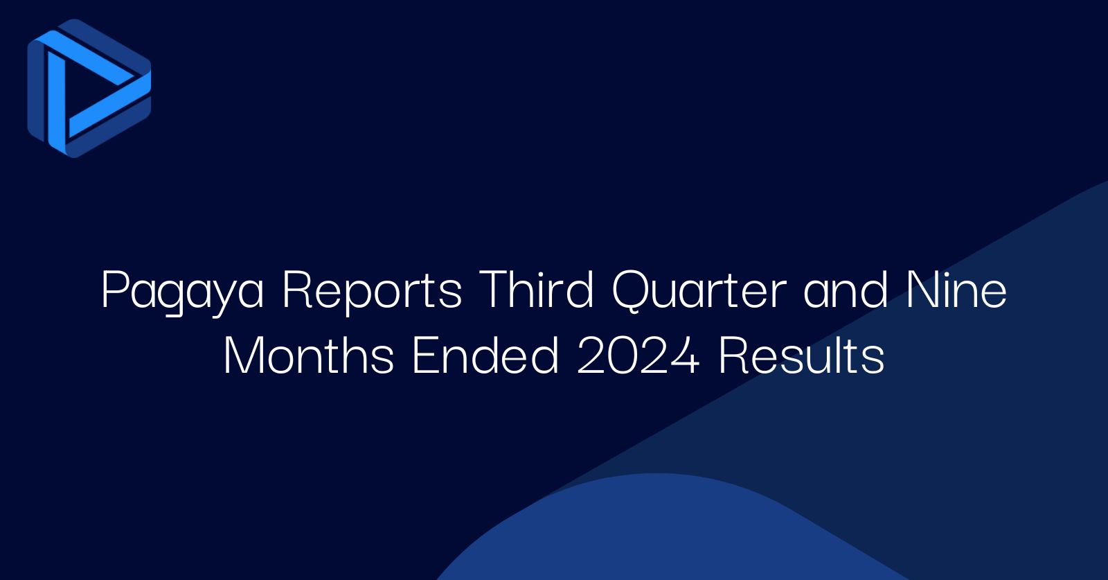 Pagaya Reports Third Quarter and Nine Months Ended 2024 Results