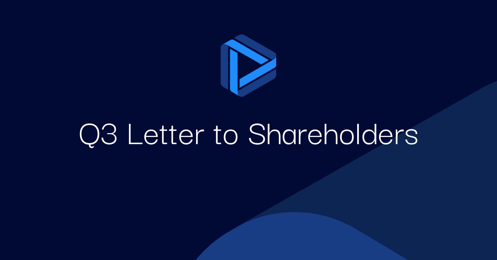 Letter to Shareholders Q3 2024